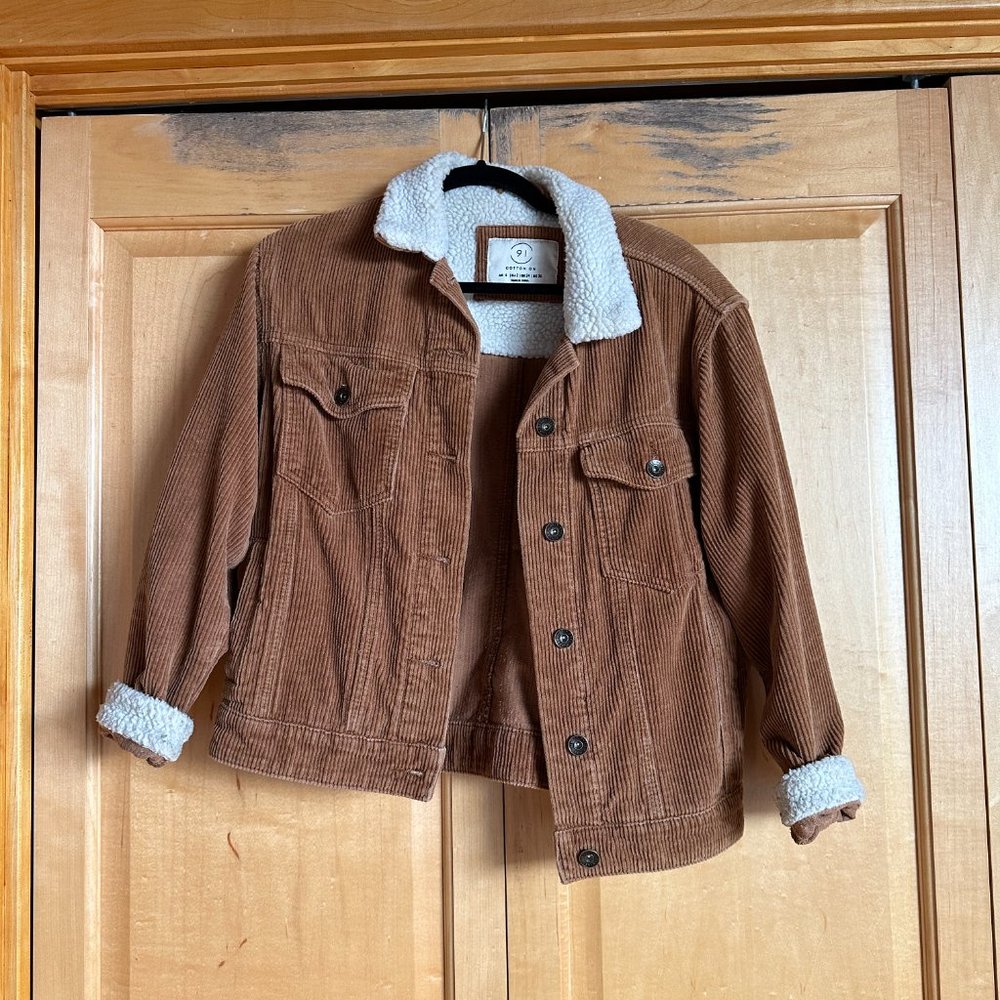 Corduroy Sherpa Jacket